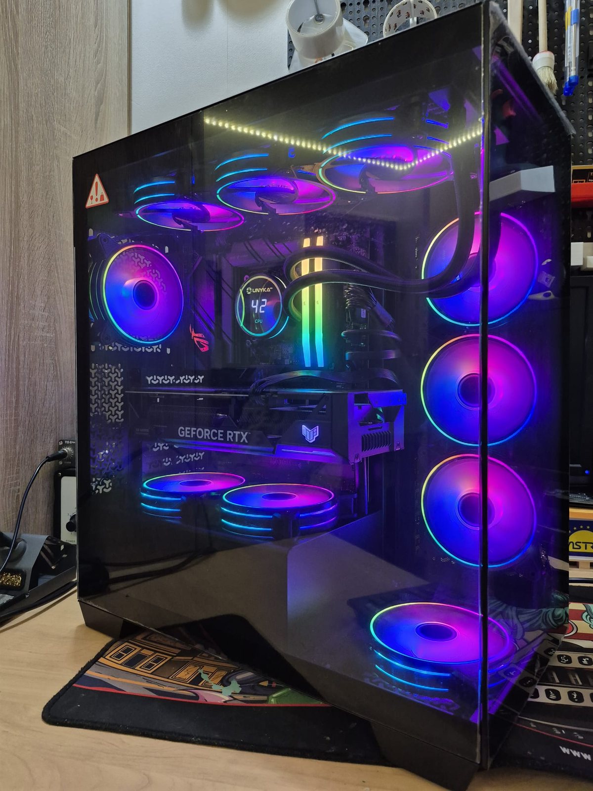 Tour gaming — composants et refroidissement
